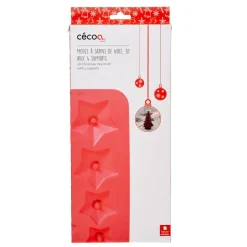 Cuisson<Gifi Kit moule à sapin de Noël 3D avec 4 supports
