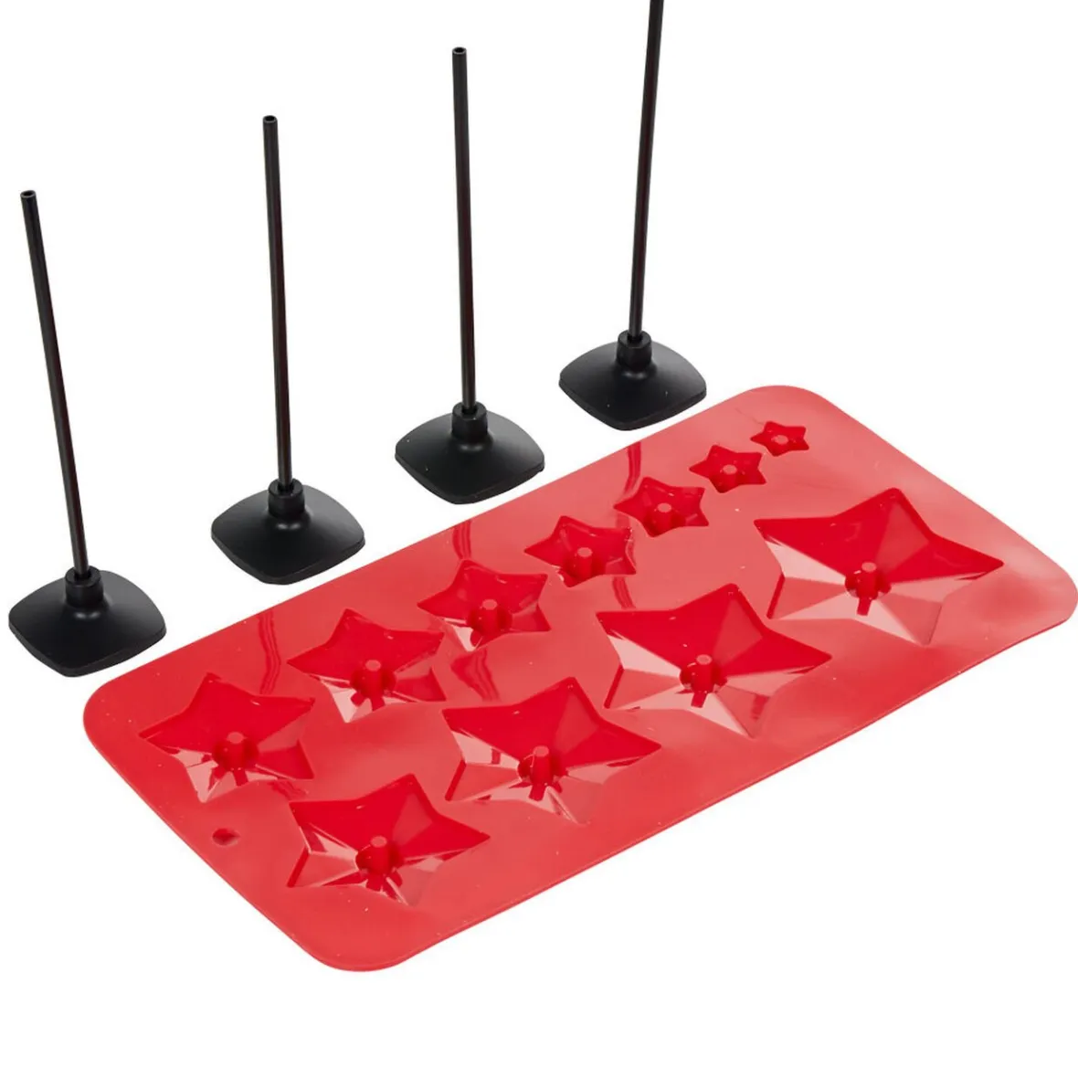 Cuisson<Gifi Kit moule à sapin de Noël 3D avec 4 supports