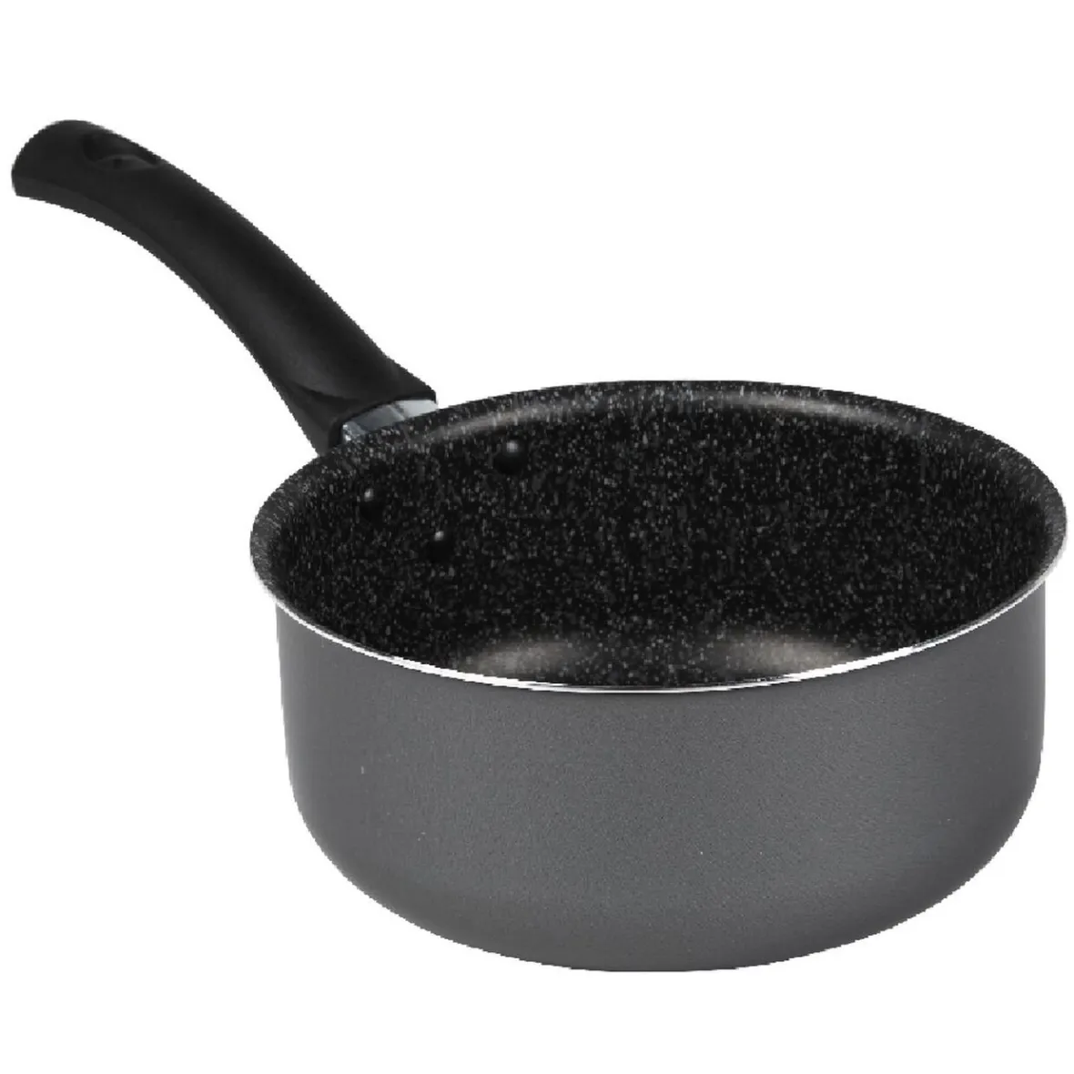 Cuisson<Gifi Lot 1 poêle + 1 casserole aluminium effet pierre