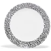 Gifi Lot de 4 assiettes à dessert rondes porcelaine Ø19 cm| Vaisselle Et Accessoires De Table