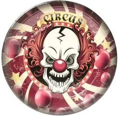 Vaisselle Et Accessoires De Table<Gifi Lot de 8 assiettes en carton Ø23cm design cirque Halloween