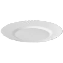 Gifi Lot de 6 assiettes plates Luminarc Opal Cadix| Vaisselle Et Accessoires De Table