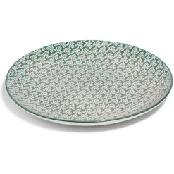 Gifi Lot de 4 assiettes plates rondes porcelaine Ø24 cm| Vaisselle Et Accessoires De Table