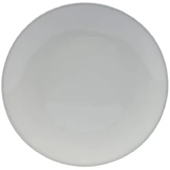 Vaisselle Et Accessoires De Table<Gifi Lot de 4 assiettes plates rondes porcelaine blanche avec liseré coloré