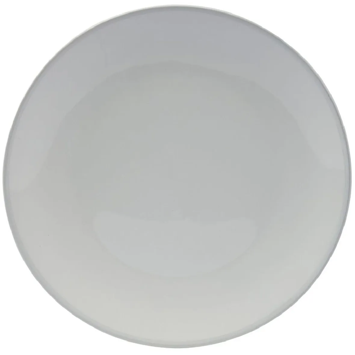 Vaisselle Et Accessoires De Table<Gifi Lot de 4 assiettes plates rondes porcelaine blanche avec liseré coloré