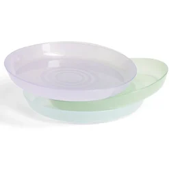 Gifi Lot de 4 assiettes pour enfant Ø18,5cm plastique coloré| Vaisselle Et Accessoires De Table