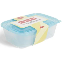 Conservation Alimentaire<Gifi Lot de 3 boîtes de conservation alimentaire en plastique