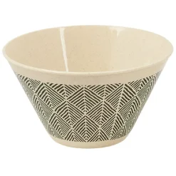 Vaisselle Et Accessoires De Table<Gifi Lot de 4 coupelles motif géométrique noir et beige