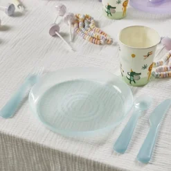Gifi Lot de 12 couverts pour enfant plastique coloré| Vaisselle Et Accessoires De Table