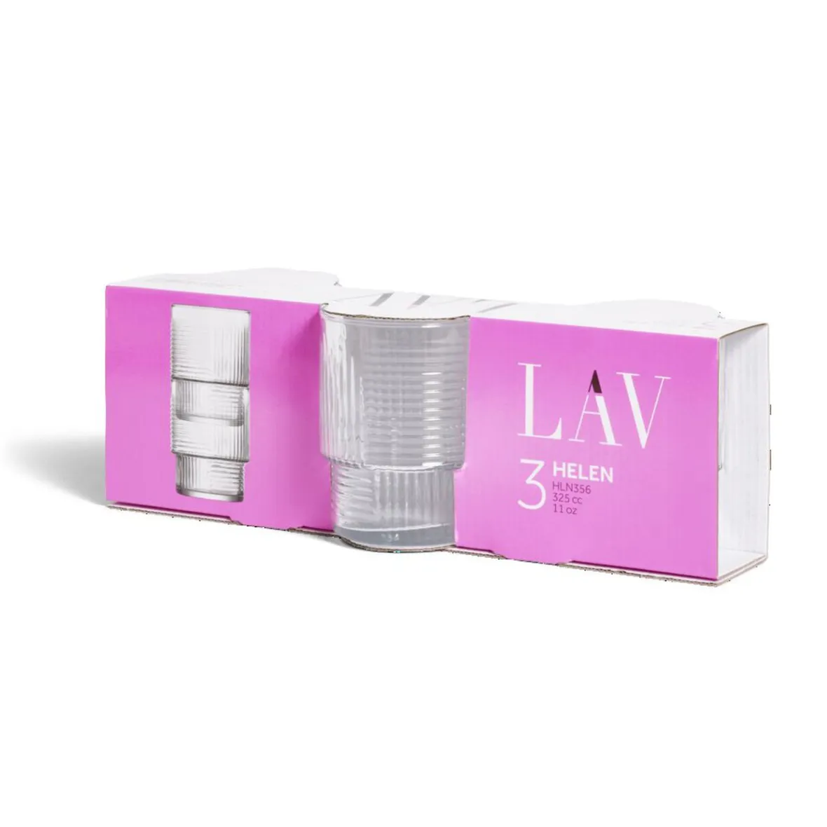 Vaisselle Et Accessoires De Table<Gifi Lot de 3 gobelets en verre empilables 32,5cl