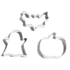 Cuisson<Gifi Lot de 3 moules à cookie en inox Ø6cm