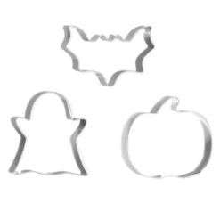 Cuisson<Gifi Lot de 3 moules à cookie en inox Ø6cm