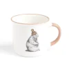 Gifi Lot de 4 mugs animaux 33,5cl| Vaisselle Et Accessoires De Table