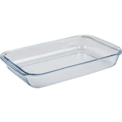 Cuisson<Gifi Lot de 3 plats à four empilables en verre
