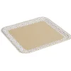 Gifi Lot de 6 plats de présentation en carton 33x31cm décor oriental| Vaisselle Et Accessoires De Table