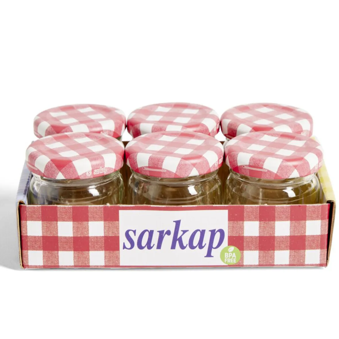 Vaisselle Et Accessoires De Table<Gifi Lot de 6 pots à confiture acier et verre Ø4,5xH4,6cm