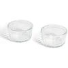 Cuisson<Gifi Lot de 2 ramequins en verre transparent Ø8,5xH4,5cm