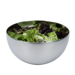 Gifi Lot de 3 saladiers en inox Ø18,7/23,6/28,5cm| Vaisselle Et Accessoires De Table
