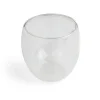 Vaisselle Et Accessoires De Table<Gifi Lot de 2 tasses double paroi verre transparent 250ml