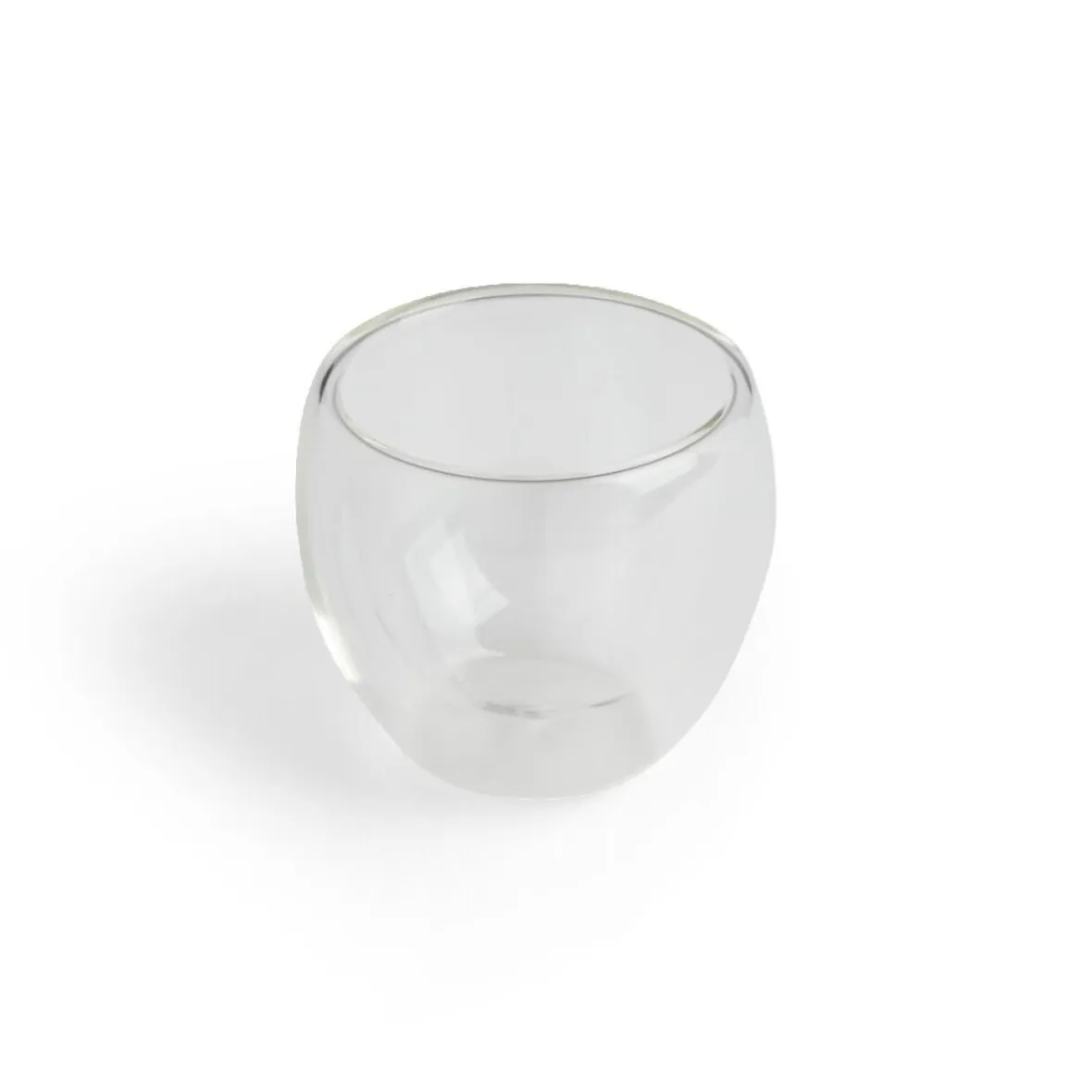 Vaisselle Et Accessoires De Table<Gifi Lot de 2 tasses double paroi verre transparent 80ml