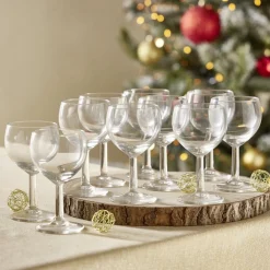 Gifi Lot de 10 verres à ballon transparents 19cl| Vaisselle Et Accessoires De Table