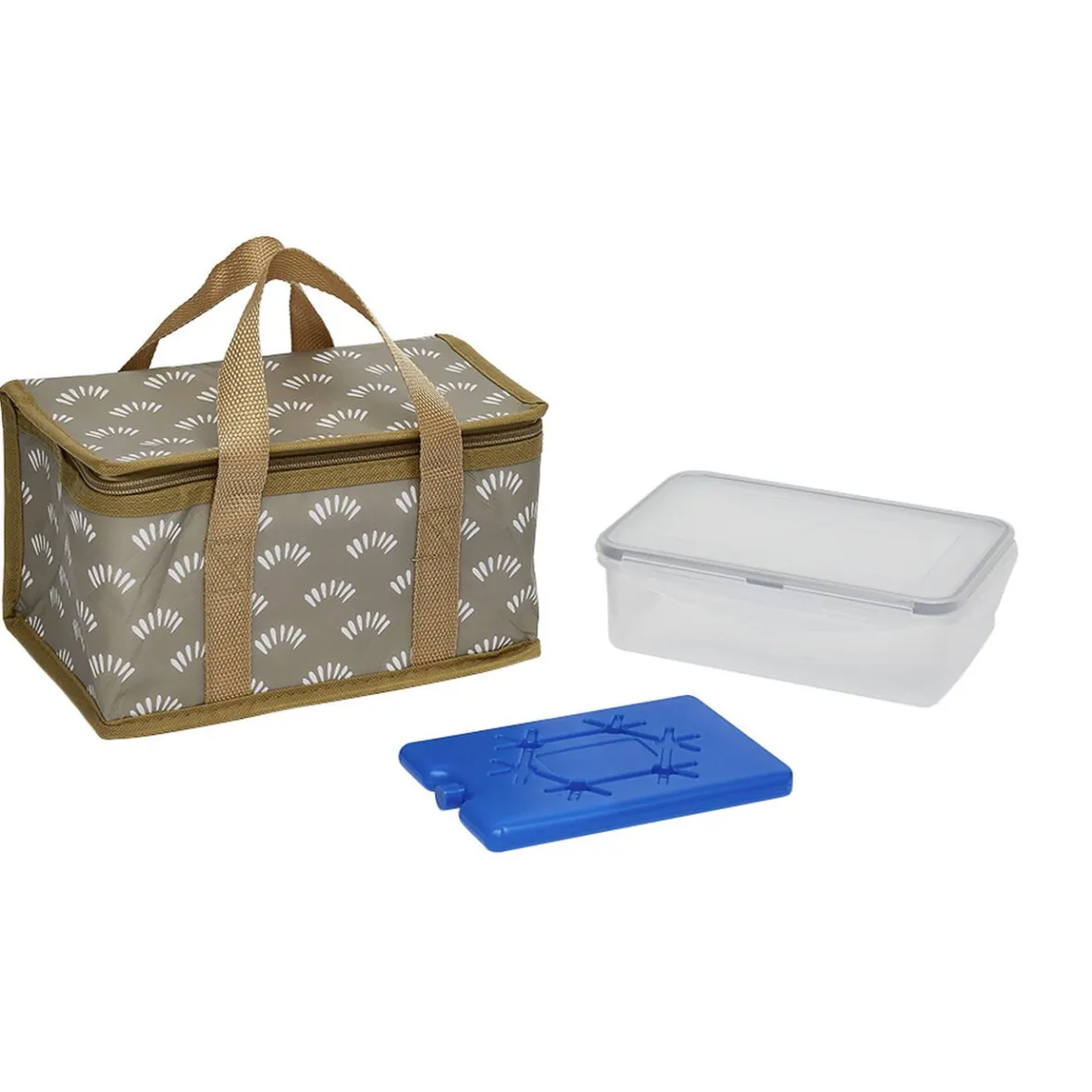 Conservation Alimentaire<Gifi Lunch bag avec pain de glace et boîte alimentaire 25x14xH12cm