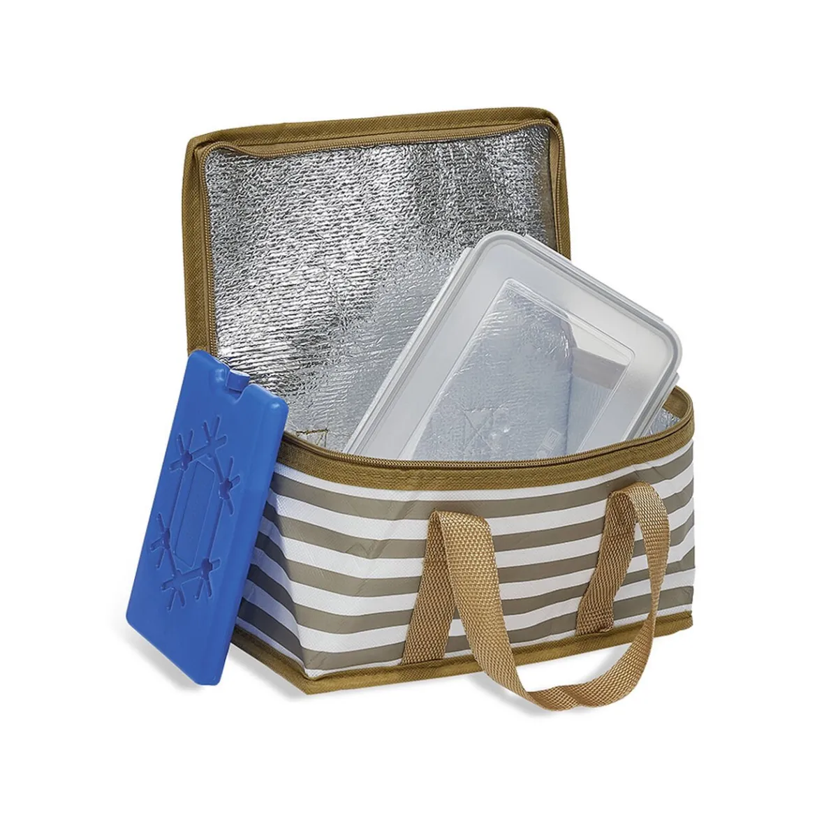 Conservation Alimentaire<Gifi Lunch bag avec pain de glace et boîte alimentaire 25x14xH12cm