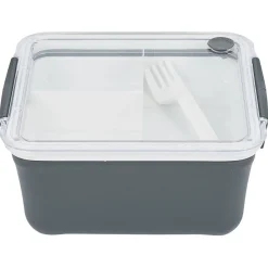 Conservation Alimentaire<Gifi Lunch box 2 niveaux plastique gris 95cl