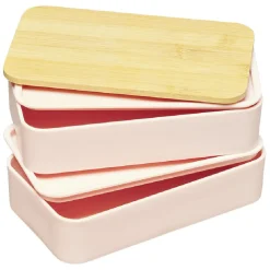 Conservation Alimentaire<Gifi Lunch box couvercle bambou x2