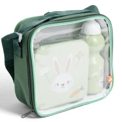 Conservation Alimentaire<Gifi Lunchbox enfant 720ml avec gourde 350ml et sac de transport lapin vert
