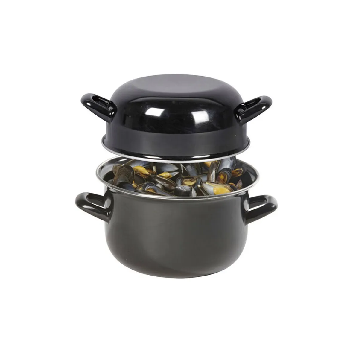 Cuisson<Gifi Marmite à moules 20 cm noire