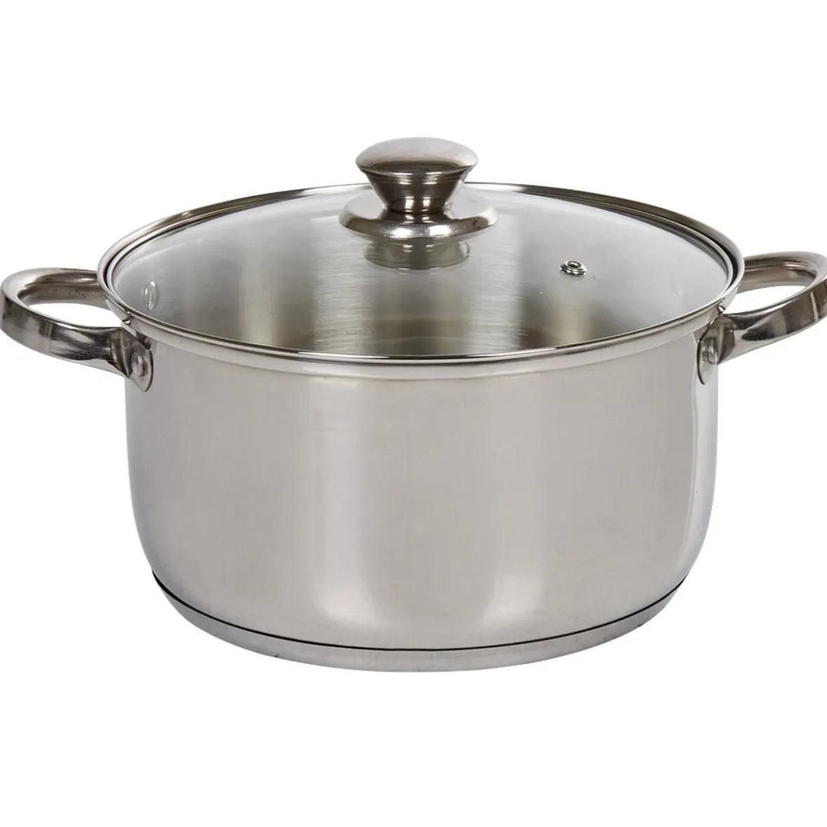 Cuisson<Gifi Marmite inox avec couvercle en verre