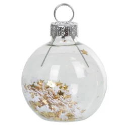 Gifi Marque-place de Noël blanc et doré x 6| Vaisselle Et Accessoires De Table