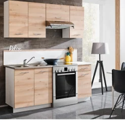 Rangement De Cuisine<Gifi Meuble de cuisine bois naturel x 5