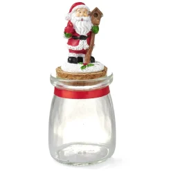 Conservation Alimentaire<Gifi Mini bonbonnière de Noël en verre
