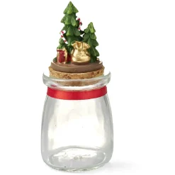 Conservation Alimentaire<Gifi Mini bonbonnière de Noël en verre