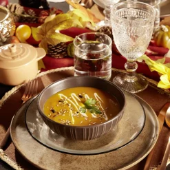 Cuisson<Gifi Mini cocotte individuelle en céramique avec couvercle - marron clair ou foncé
