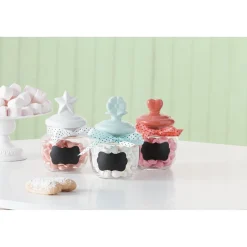 Conservation Alimentaire<Gifi Mini-Bonbonnière ardoise en verre
