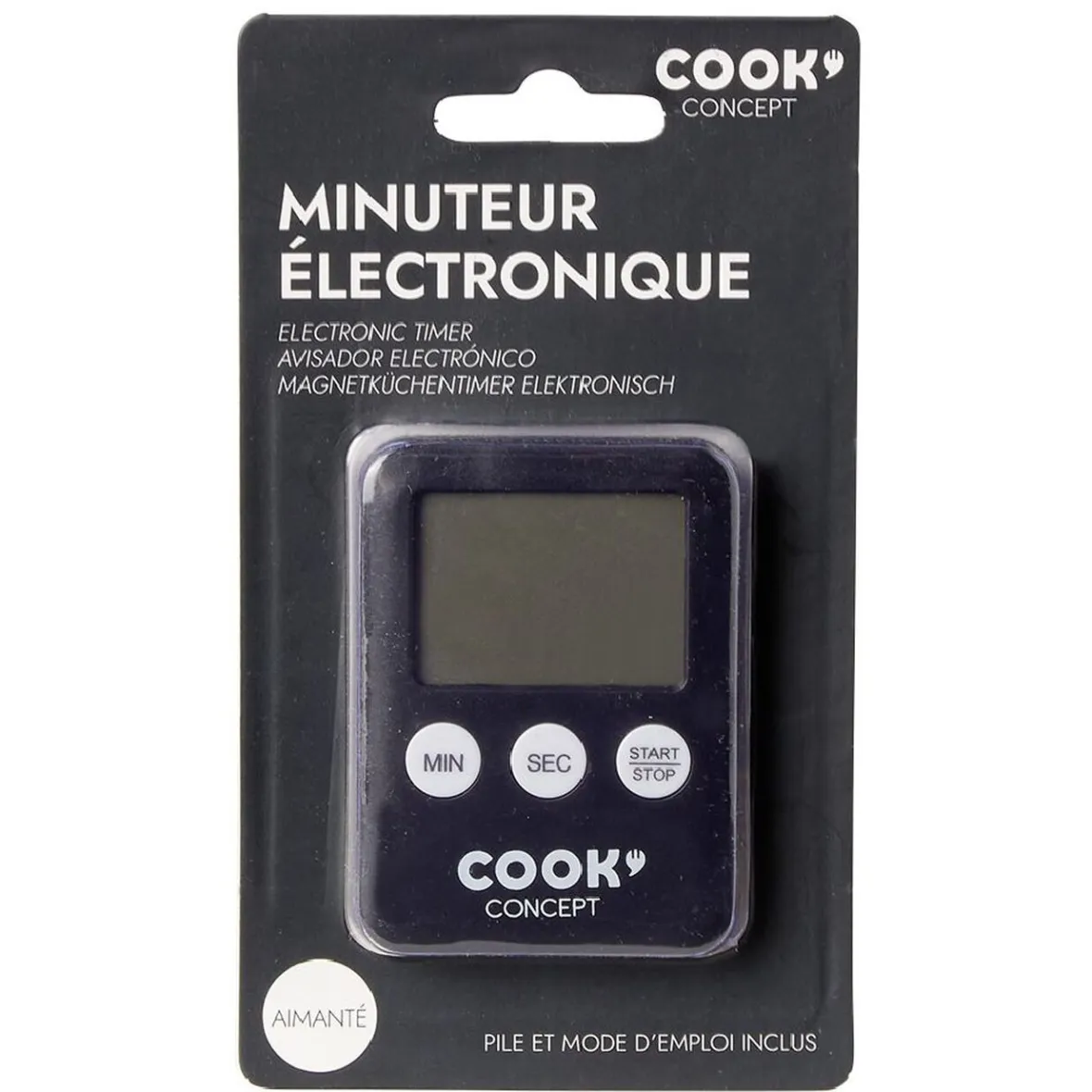 Préparation Culinaire<Gifi Minuteur électronique noir