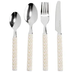 Gifi Ménagère 24 couverts + présentoir| Vaisselle Et Accessoires De Table