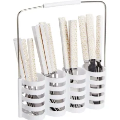 Gifi Ménagère 24 couverts + présentoir| Vaisselle Et Accessoires De Table