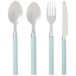 Gifi Ménagère 16 couverts inox manche plastique| Vaisselle Et Accessoires De Table