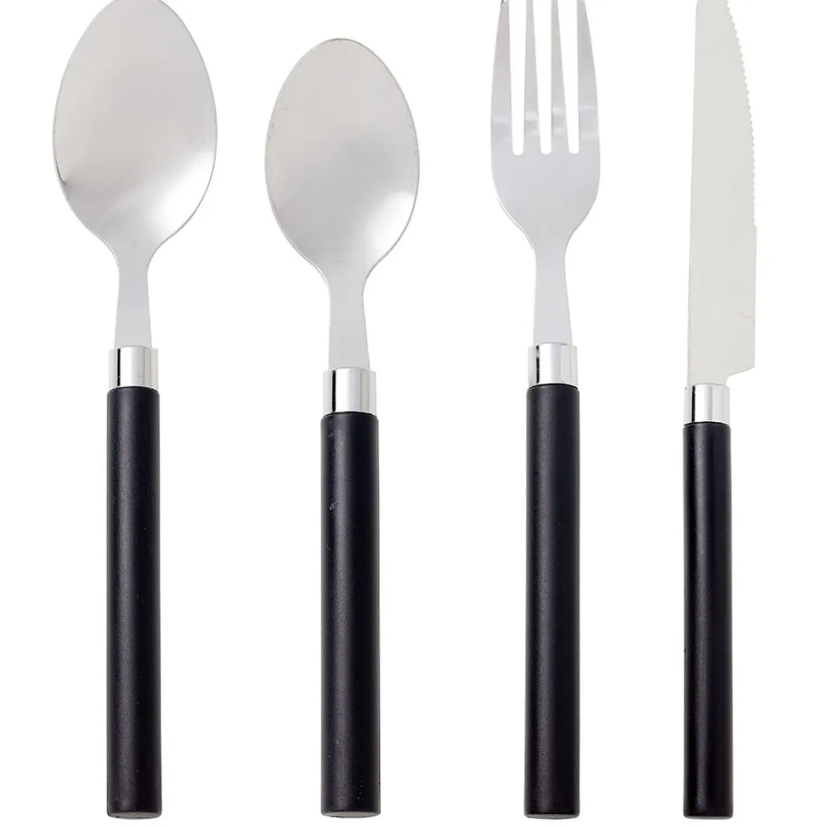 Gifi Ménagère 16 couverts inox manche plastique| Vaisselle Et Accessoires De Table