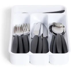 Gifi Ménagère 24 pièces avec range-couverts| Vaisselle Et Accessoires De Table