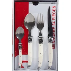 Vaisselle Et Accessoires De Table<Gifi Ménagère 24 pièces blanc