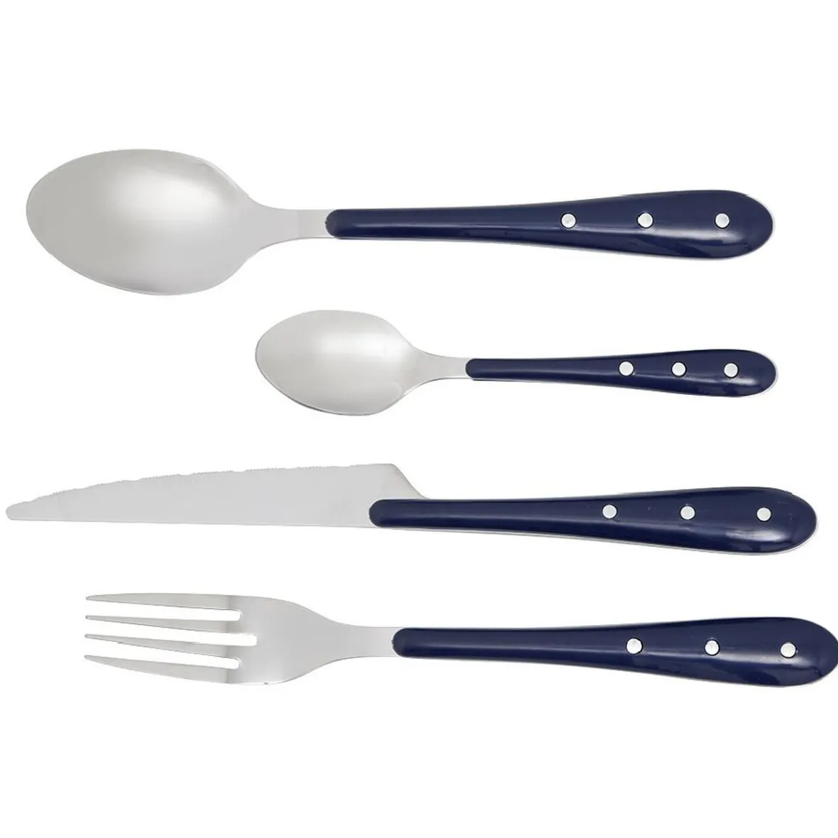Gifi Ménagère 16 pièces bleu paname| Vaisselle Et Accessoires De Table