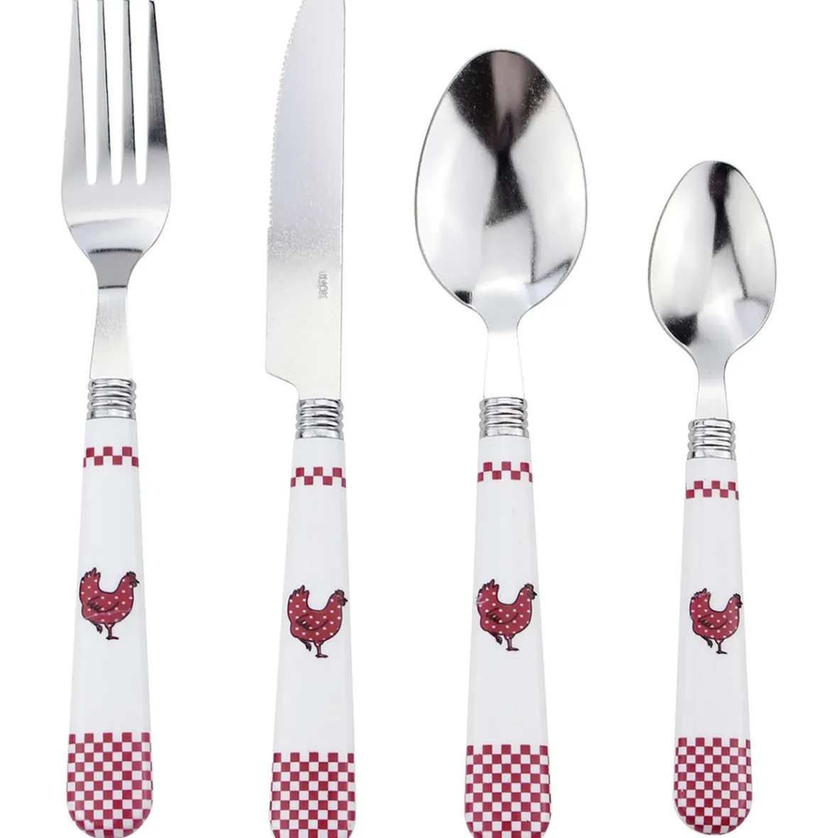 Gifi Ménagère 24 pièces design campagne| Vaisselle Et Accessoires De Table
