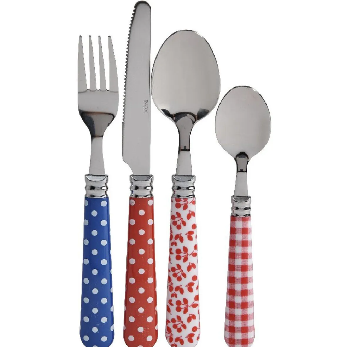 Gifi Ménagère 16 pièces design guinguette| Vaisselle Et Accessoires De Table