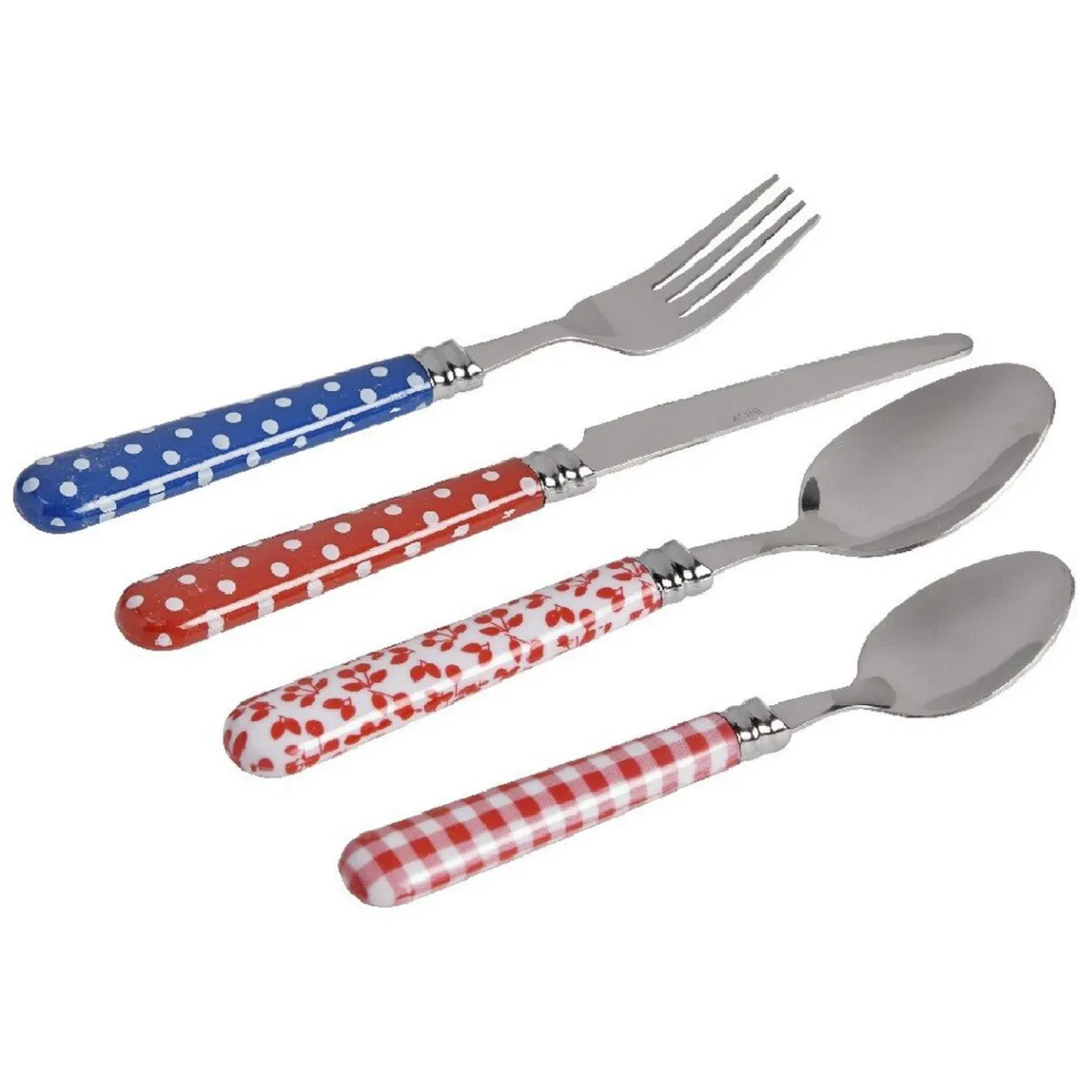 Gifi Ménagère 16 pièces design guinguette| Vaisselle Et Accessoires De Table