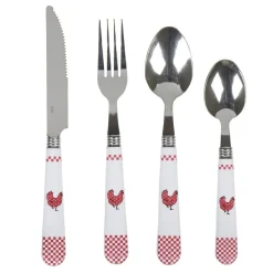 Gifi Ménagère 24 pièces design poule| Vaisselle Et Accessoires De Table